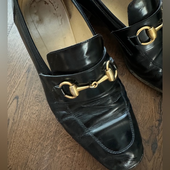 Gucci Horsebit Accent Leather Pumps Loafers - Picture 6 of 9